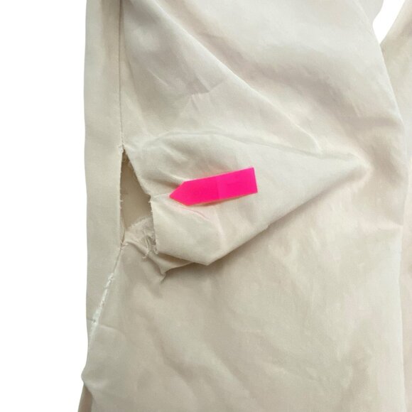 ANNARITA N Women Italian Dress Sleeveless Scoop Neck V Back Sz 6 Ivory 75-20 - Picture 14 of 16